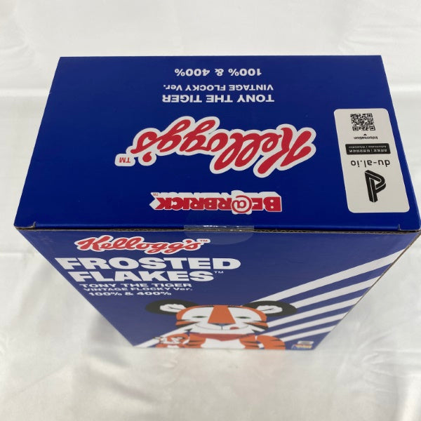 【中古】【未開封】BE@RBRICK TONY THE TIGER VINTAGE FLOCKY Ver.100％ & 400％＜フィギュア＞（代引き不可）6541