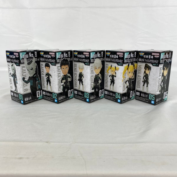 【中古】【未開封】【セット】怪獣８号 ワールドコレクタブルフィギュアvol.1　5点＜フィギュア＞（代引き不可）6541