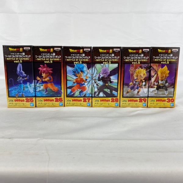 【中古】【未開封】ドラゴンボール超 ワールドコレクタブルフィギュア〜BATTLE OF SAIYANS〜vol.5　6点＜フィギュア＞（代引き不可）6541