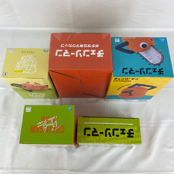 【中古】【未開封】【セット】チェンソーマン ポチタ フィギュア＆グッズ 5点＜フィギュア＞（代引き不可）6541