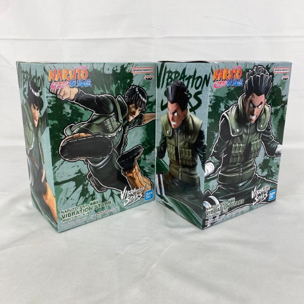 【中古】【未開封】【セット】NARUTO-ナルト- 疾風伝 VIBRATION STARS ロック・リー/ガイ＜フィギュア＞（代引き不可）6541