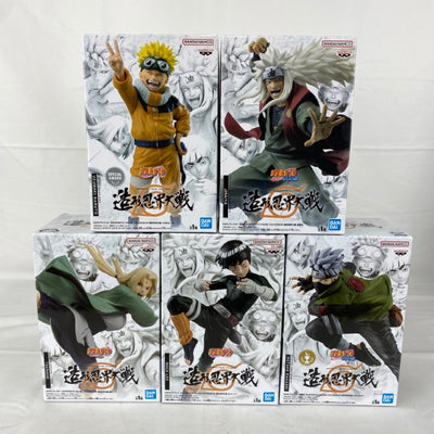 【中古】【未開封】【セット】NARUTO-ナルト- 疾風伝 BANPRESTO FIGURE COLOSSEUM 造形忍界大戦 5点＜...