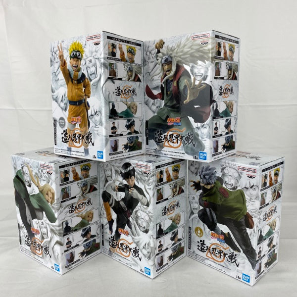 【中古】【未開封】【セット】NARUTO-ナルト- 疾風伝 BANPRESTO FIGURE COLOSSEUM 造形忍界大戦 5点＜フィギュア＞（代引き不可）6541