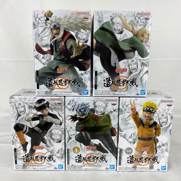 【中古】【未開封】【セット】NARUTO-ナルト- 疾風伝 BANPRESTO FIGURE COLOSSEUM 造形忍界大戦 5点＜フィギュア＞（代引き不可）6541