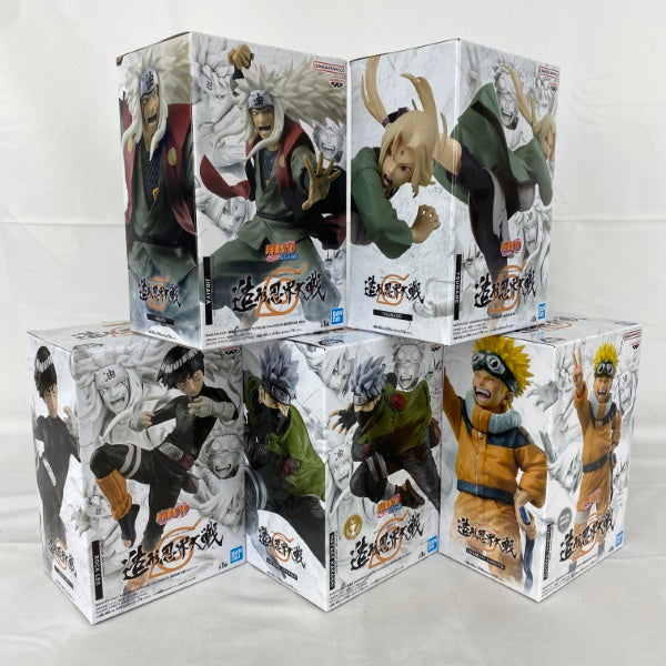 【中古】【未開封】【セット】NARUTO-ナルト- 疾風伝 BANPRESTO FIGURE COLOSSEUM 造形忍界大戦 5点＜フィギュア＞（代引き不可）6541