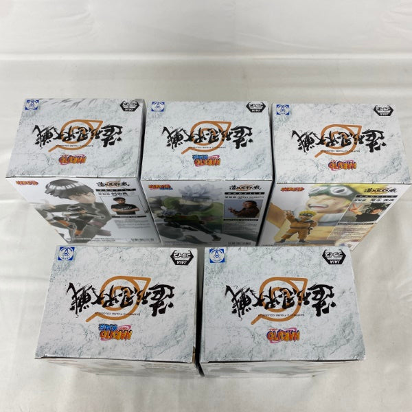 【中古】【未開封】【セット】NARUTO-ナルト- 疾風伝 BANPRESTO FIGURE COLOSSEUM 造形忍界大戦 5点＜フィギュア＞（代引き不可）6541