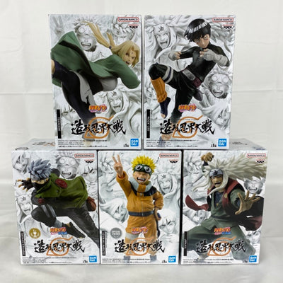 【中古】【未開封】【セット】NARUTO-ナルト- 疾風伝 BANPRESTO FIGURE COLOSSEUM 造形忍界大戦 5点＜...