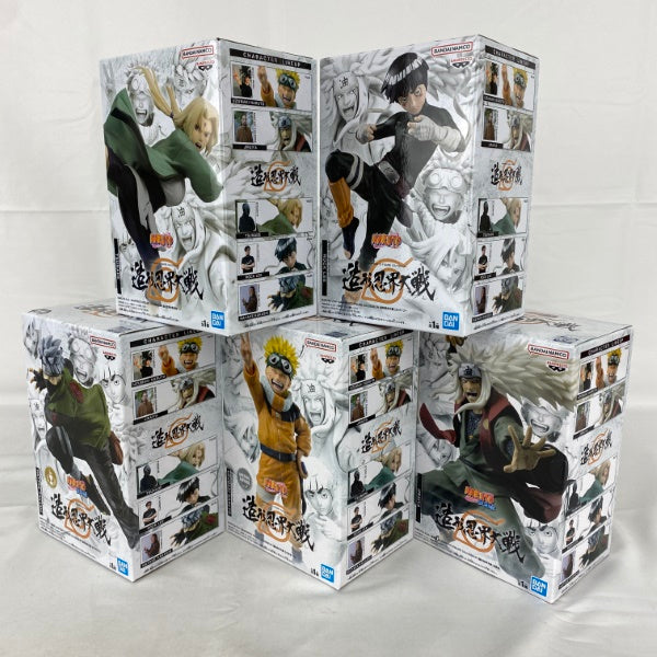 【中古】【未開封】【セット】NARUTO-ナルト- 疾風伝 BANPRESTO FIGURE COLOSSEUM 造形忍界大戦 5点＜フィギュア＞（代引き不可）6541