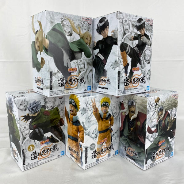 【中古】【未開封】【セット】NARUTO-ナルト- 疾風伝 BANPRESTO FIGURE COLOSSEUM 造形忍界大戦 5点＜フィギュア＞（代引き不可）6541