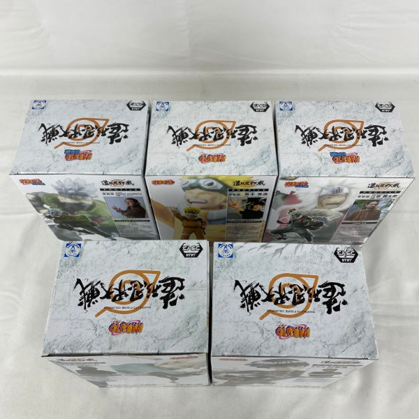 【中古】【未開封】【セット】NARUTO-ナルト- 疾風伝 BANPRESTO FIGURE COLOSSEUM 造形忍界大戦 5点＜フィギュア＞（代引き不可）6541