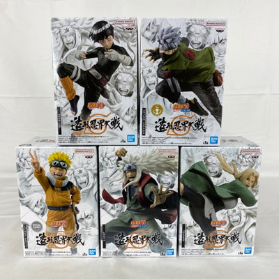 【中古】【未開封】【セット】NARUTO-ナルト- 疾風伝 BANPRESTO FIGURE COLOSSEUM 造形忍界大戦 5点＜...