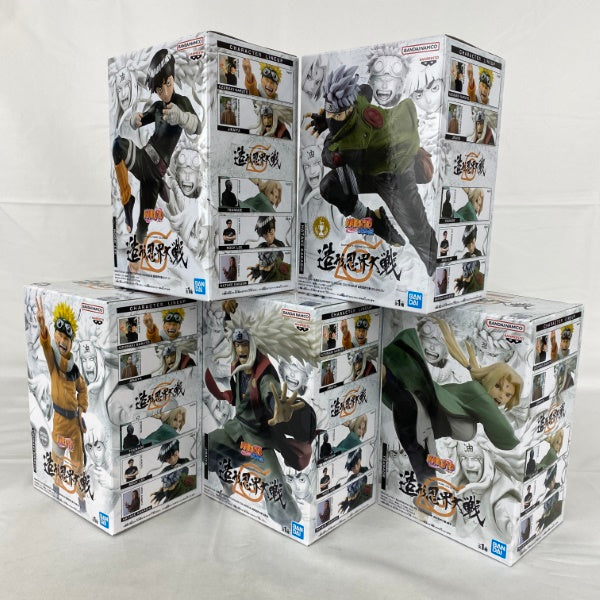 【中古】【未開封】【セット】NARUTO-ナルト- 疾風伝 BANPRESTO FIGURE COLOSSEUM 造形忍界大戦 5点＜フィギュア＞（代引き不可）6541