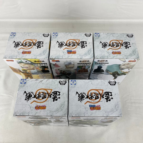 【中古】【未開封】【セット】NARUTO-ナルト- 疾風伝 BANPRESTO FIGURE COLOSSEUM 造形忍界大戦 5点＜フィギュア＞（代引き不可）6541