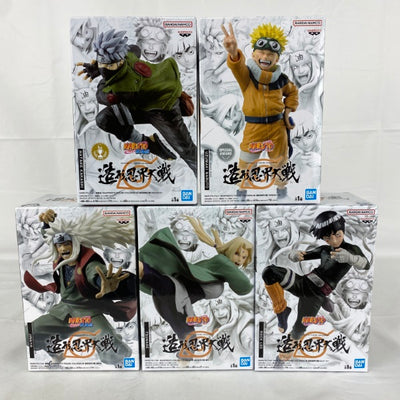 【中古】【未開封】【セット】NARUTO-ナルト- 疾風伝 BANPRESTO FIGURE COLOSSEUM 造形忍界大戦 5点＜...