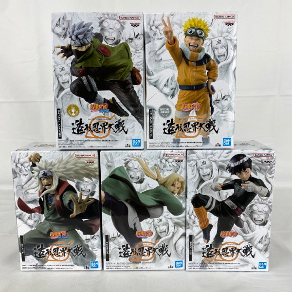 【中古】【未開封】【セット】NARUTO-ナルト- 疾風伝 BANPRESTO FIGURE COLOSSEUM 造形忍界大戦 5点＜フィギュア＞（代引き不可）6541