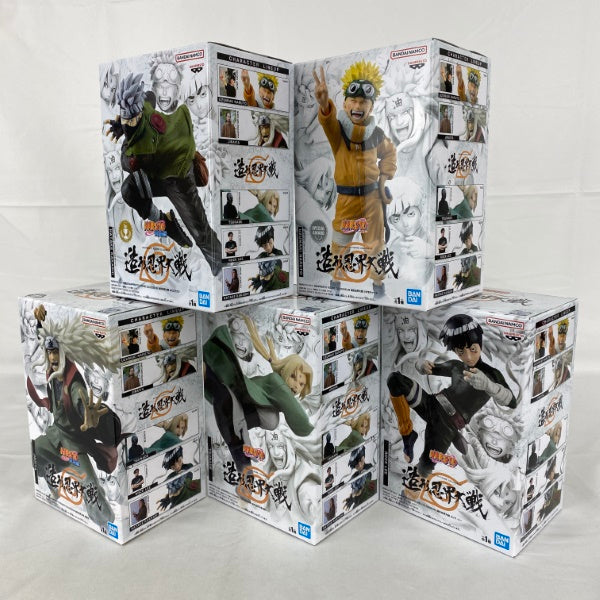 【中古】【未開封】【セット】NARUTO-ナルト- 疾風伝 BANPRESTO FIGURE COLOSSEUM 造形忍界大戦 5点＜フィギュア＞（代引き不可）6541