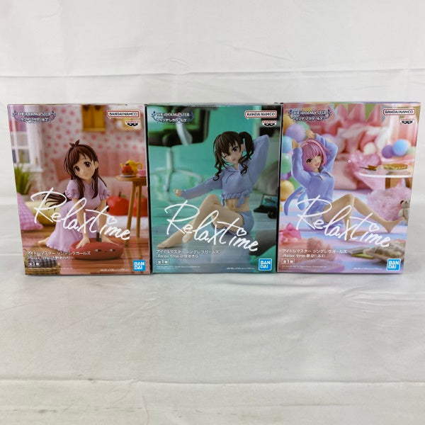 【中古】【未開封】【セット】アイドルマスター シンデレラガールズ -Relax time-辻野あかり/砂塚あきら/夢見りあむ＜フィギュア＞（代引き不可）6541