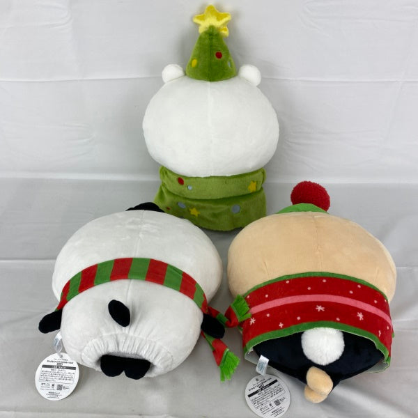 【中古】【未使用】【セット】ちいかわ クリスマスBIGぬいぐるみ 3点＜おもちゃ＞（代引き不可）6541