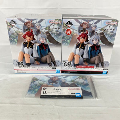 【中古】【未開封】【セット】一番くじ 機動戦士ガンダム 水星の魔女 vol.3 -目一杯の祝福を君に-A賞/B賞/ラストワン賞＜フィギ...