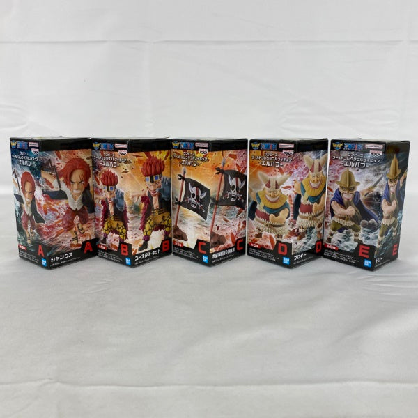 【中古】【未開封】ワンピース ワールドコレクタブルフィギュア-エルバフ- 5点＜フィギュア＞（代引き不可）6541