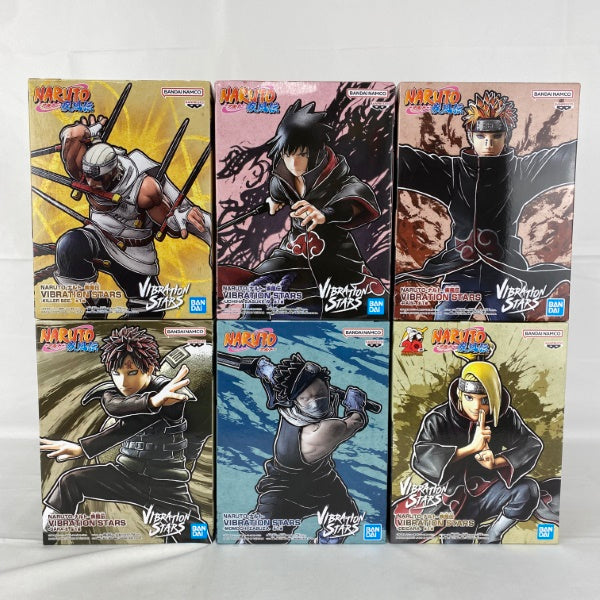 【中古】【未開封】【セット】NARUTO-ナルト- 疾風伝 VIBRATION STARS 6点＜フィギュア＞（代引き不可）6541