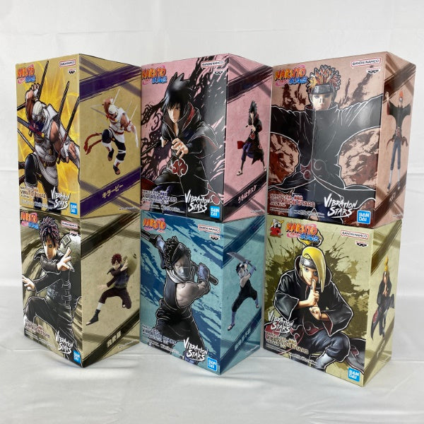 【中古】【未開封】【セット】NARUTO-ナルト- 疾風伝 VIBRATION STARS 6点＜フィギュア＞（代引き不可）6541