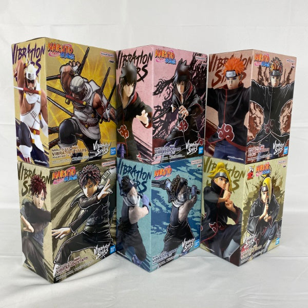 【中古】【未開封】【セット】NARUTO-ナルト- 疾風伝 VIBRATION STARS 6点＜フィギュア＞（代引き不可）6541