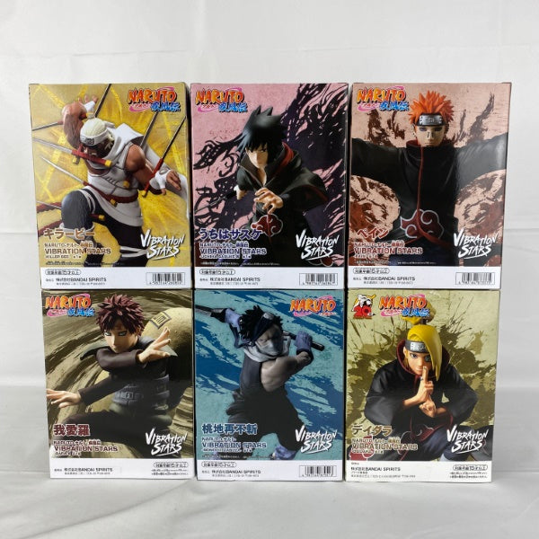 【中古】【未開封】【セット】NARUTO-ナルト- 疾風伝 VIBRATION STARS 6点＜フィギュア＞（代引き不可）6541