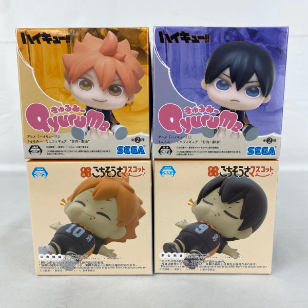 【中古】【未開封】【セット】アニメ『ハイキュー!!』まんぷくごちそうさマスコットミニフィギュア 4点＜フィギュア＞（代引き不可）6541