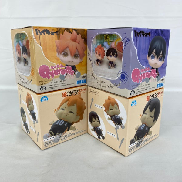 ハイキュー　ごちそうさマスコット　フィギュア　4点セット 中古】【未開封】【セット】アニメ『ハイキュー!!』まんぷくごちそうさ
