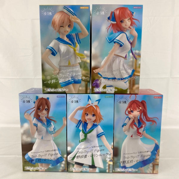 【中古】【未開封】【セット】五等分の花嫁∽ Trio-Try-iT Figure 5点＜フィギュア＞（代引き不可）6541