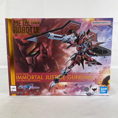 【中古】【開封品】METAL ROBOT魂 イモータルジャスティスガンダム＜フィギュア＞（代引き不可）6541