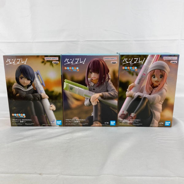 【中古】【未開封】【セット】『ゆるキャン△ SEASON３』 ペンフレ！ 3点＜フィギュア＞（代引き不可）6541