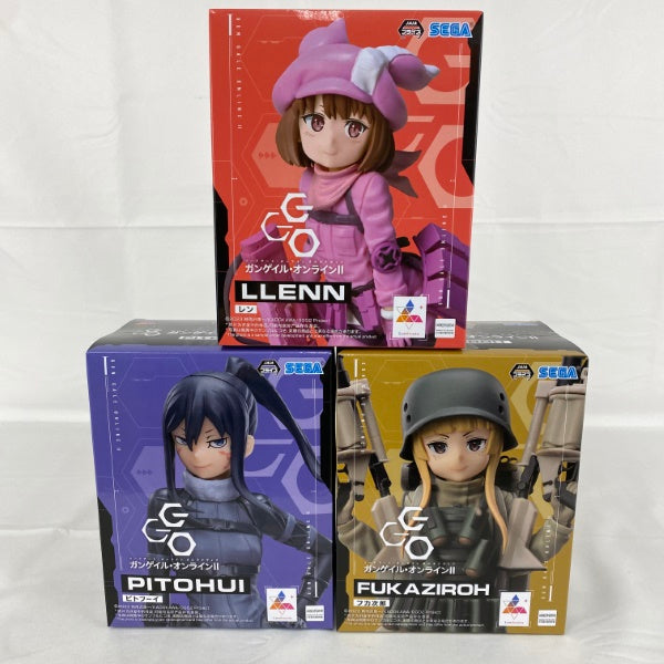 【中古】【未開封】【セット】SAO オルタナティブ ガンゲイル・オンライン Luminasta 3点＜フィギュア＞（代引き不可）6541