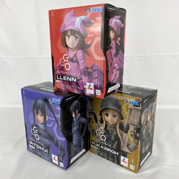 【中古】【未開封】【セット】SAO オルタナティブ ガンゲイル・オンライン Luminasta 3点＜フィギュア＞（代引き不可）6541