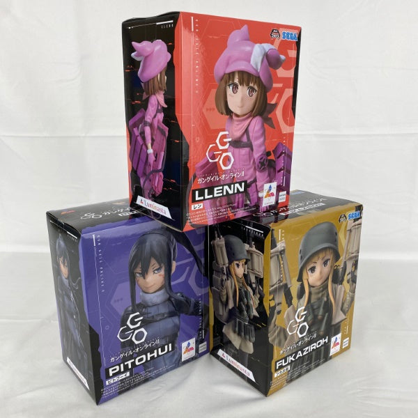 【中古】【未開封】【セット】SAO オルタナティブ ガンゲイル・オンライン Luminasta 3点＜フィギュア＞（代引き不可）6541