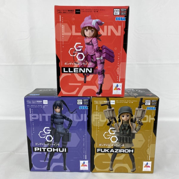 【中古】【未開封】【セット】SAO オルタナティブ ガンゲイル・オンライン Luminasta 3点＜フィギュア＞（代引き不可）6541