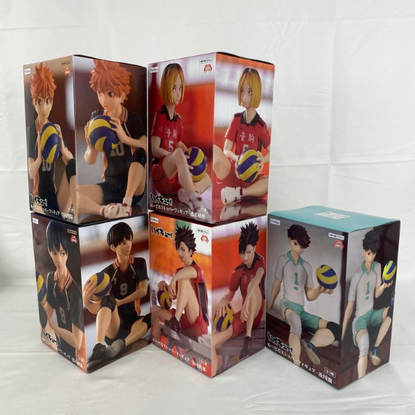 【中古】【未開封】【セット】ハイキュー!! ぬーどるストッパーフィギュア 5点＜フィギュア＞（代引き不可）6541