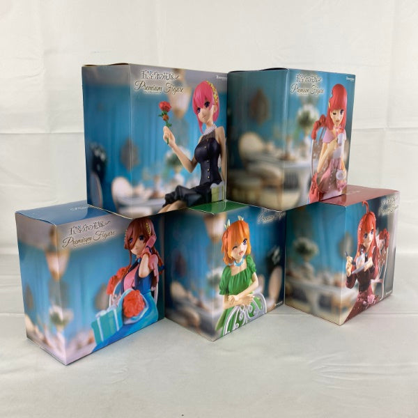 【中古】【未開封】【セット】五等分の花嫁∽ プレミアムフィギュアRadiant ver. 〜GiGO限定〜 5点＜フィギュア＞（代引き不可）6541