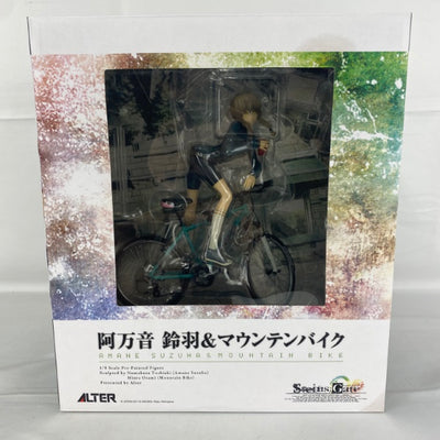 【中古】【開封品】STEINS;GATE 1/8スケール塗装済完成品フィギュア 阿万音鈴羽&マウンテンバイク＜フィギュア＞（代引き不可...