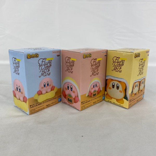 【中古】【未開封】【セット】星のカービィ Fluffy Puffy MINE〜カービィたちとひとやすみ〜 3点＜フィギュア＞（代引き不可）6541