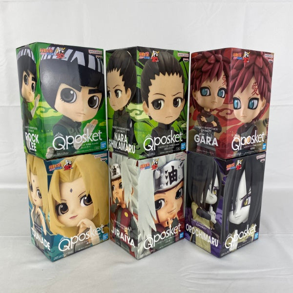 中古】【未開封】【セット】NARUTO-ナルト- 疾風伝 Q posket 6点
