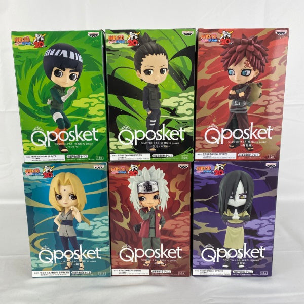 中古】【未開封】【セット】NARUTO-ナルト- 疾風伝 Q posket 6点