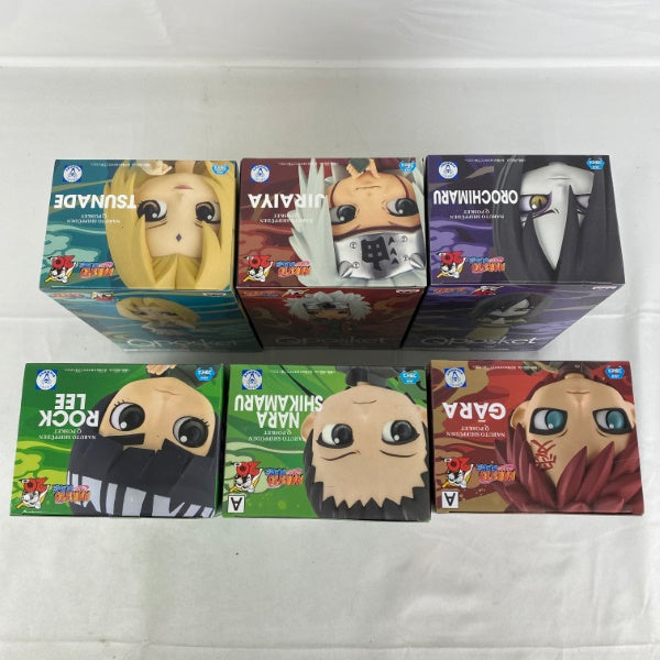 【中古】【未開封】【セット】NARUTO-ナルト- 疾風伝 Q posket 6点＜フィギュア＞（代引き不可）6541