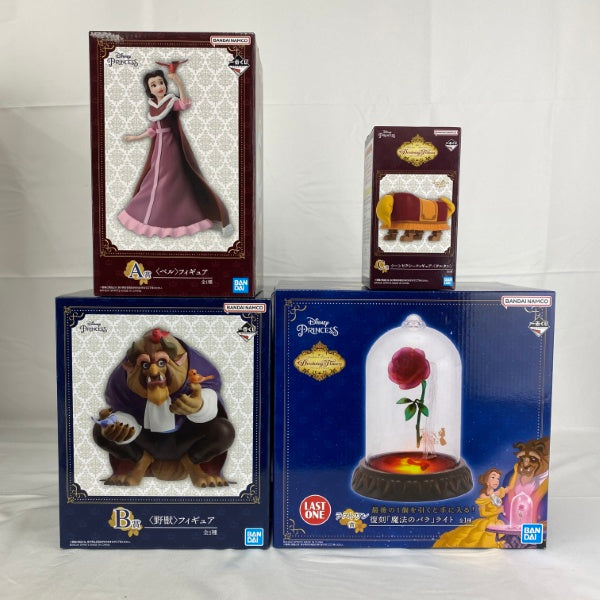 【中古】【未開封】【セット】一番くじ 〈ディズニープリンセス〉 Dreaming Flowers A、B、C、ラストワン賞 4点＜フィギュア＞（代引き不可）6541