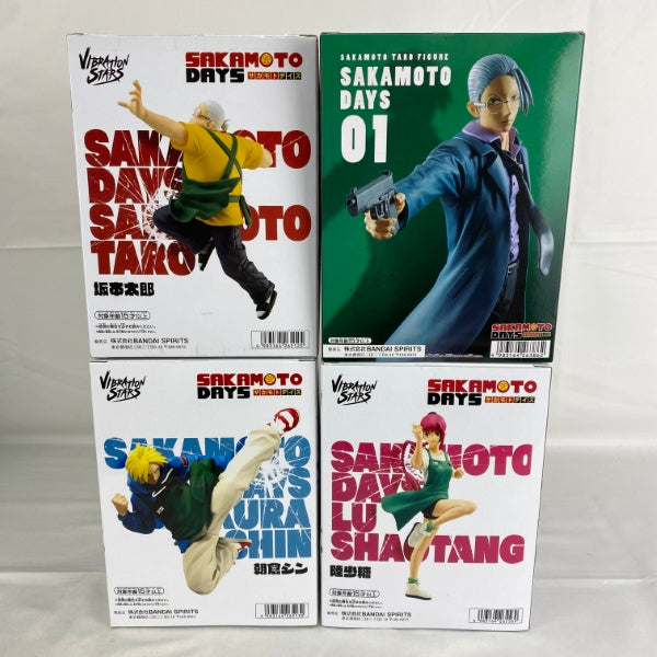 【中古】【未開封】【セット】SAKAMOTO DAYS VIBRATION STARS-坂本太郎/朝倉シン/陸少糖-、-その店長、元・伝説の殺し屋- 4点＜フィギュア＞（代引き不可）6541