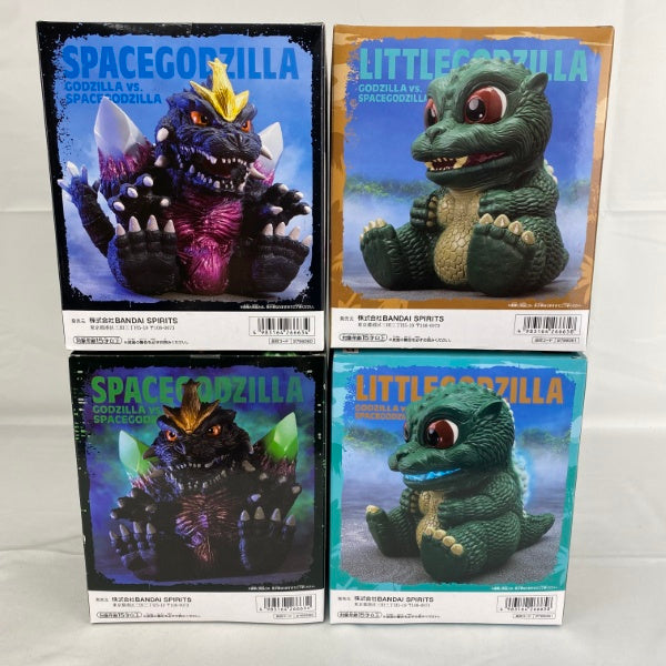 【中古】【未開封】【セット】東宝怪獣シリーズ 鎮座獣 スペースゴジラ A・B/リトルゴジラ A・B 4点＜フィギュア＞（代引き不可）6541