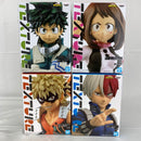 【中古】【開封品】【セット】僕のヒーローアカデミア Texture- 緑谷出久/麗日お茶子/爆豪勝己/轟焦凍 4点＜フィギュア＞（代引き不可）6541