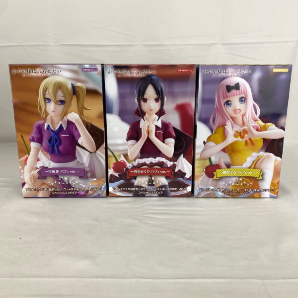 【中古】【未開封】【セット】「かぐや様は告らせたい-ファースト～」四宮かぐや/藤原千花/早坂愛 パフェver. 3点＜フィギュア＞（代引き不可）6541