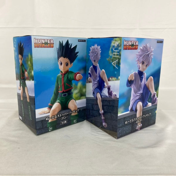 【中古】【未開封】【セット】HUNTER×HUNTER ぬーどるストッパーフィギュア-ゴン/キルア- 2点＜フィギュア＞（代引き不可）6541